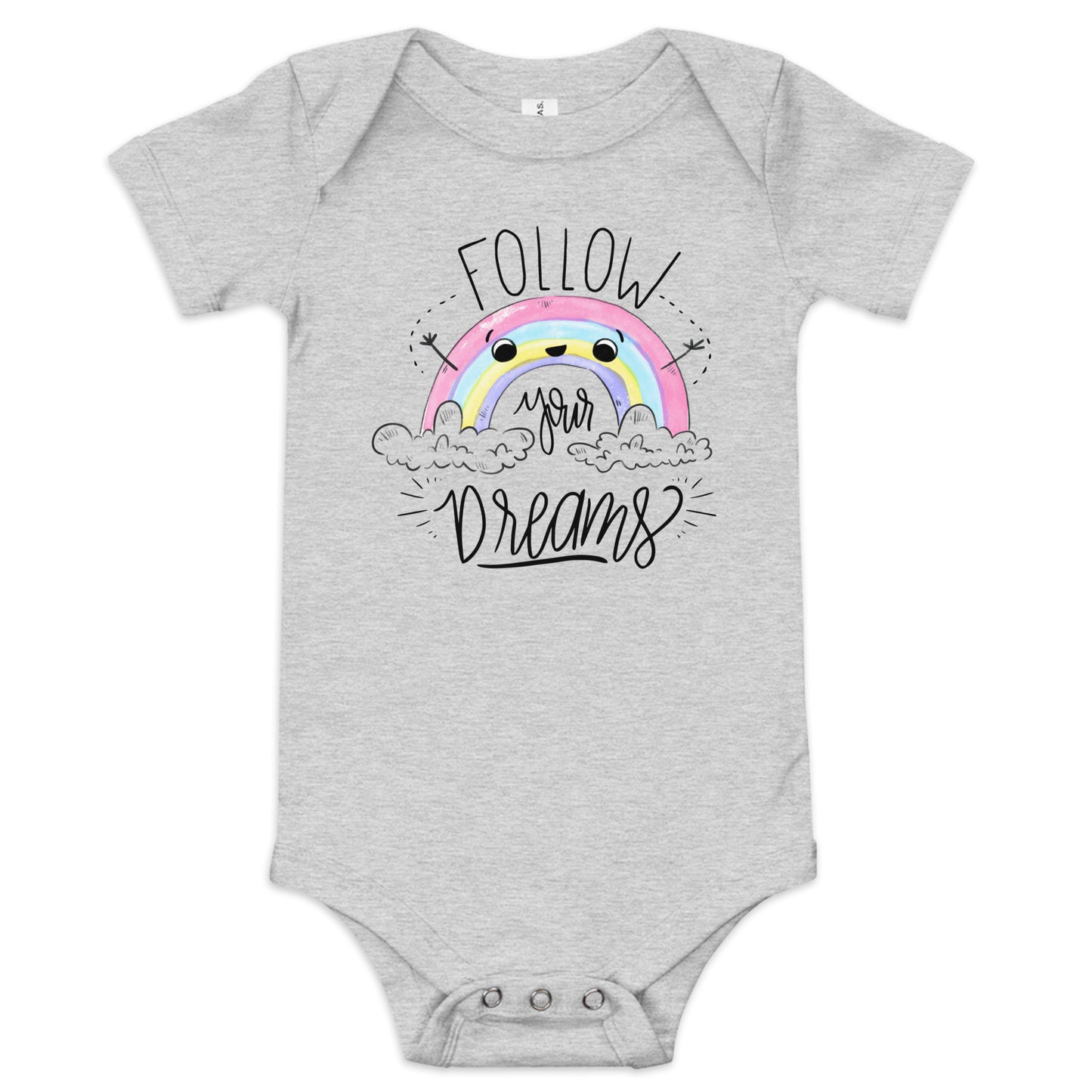 Follow your dreams - Baby short sleeve one piece