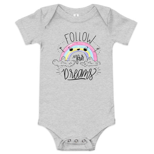 Follow your dreams - Baby short sleeve one piece