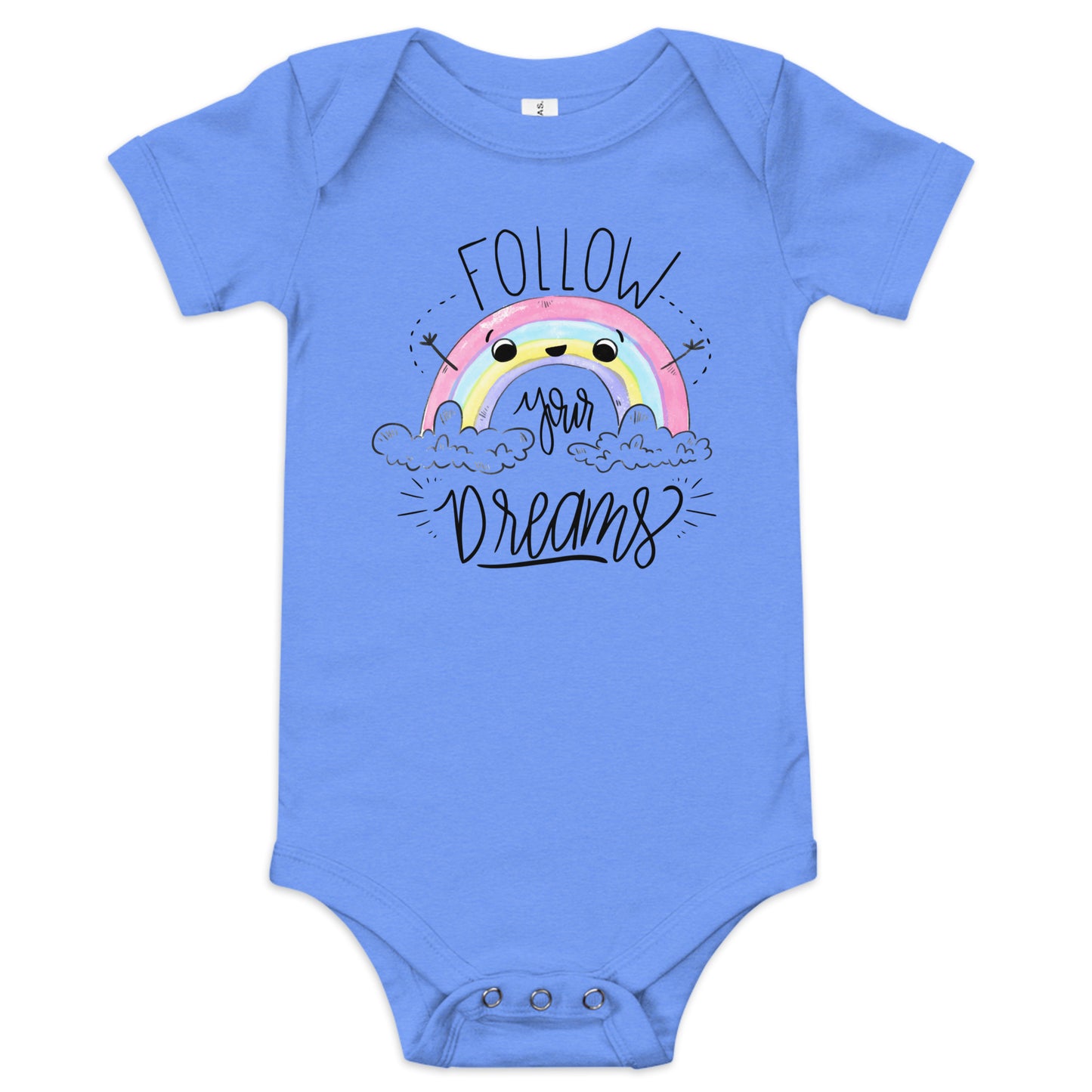 Follow your dreams - Baby short sleeve one piece