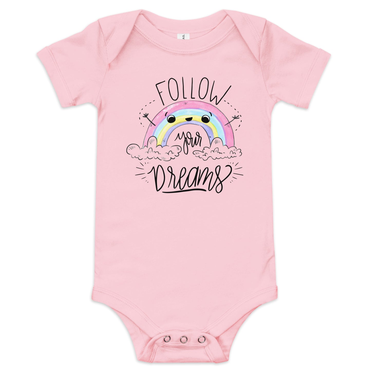 Follow your dreams - Baby short sleeve one piece