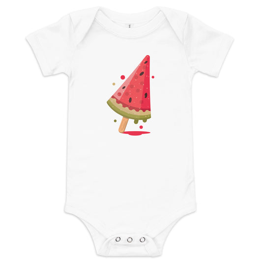 Watermelon Popsicle - Baby short sleeve one piece