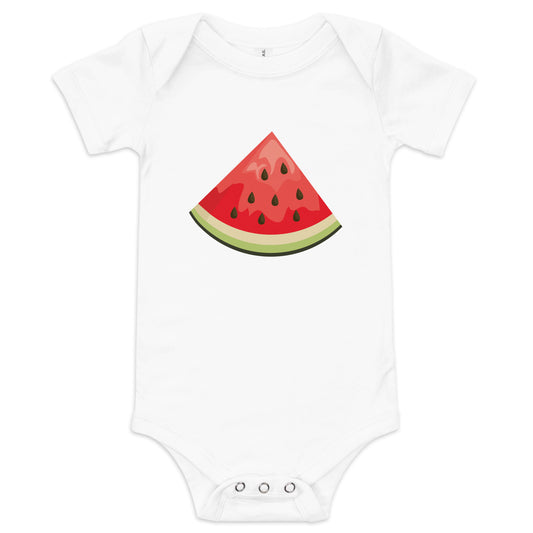 Watermelon slice - Baby short sleeve one piece