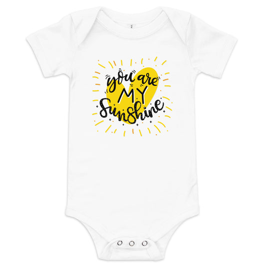 You are my sunshine - Baby short sleeve one piece