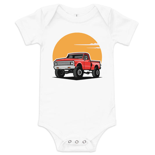 Classic truck - Baby short sleeve one piece