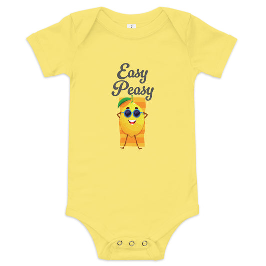 Easy peasy lemon - Baby short sleeve one piece