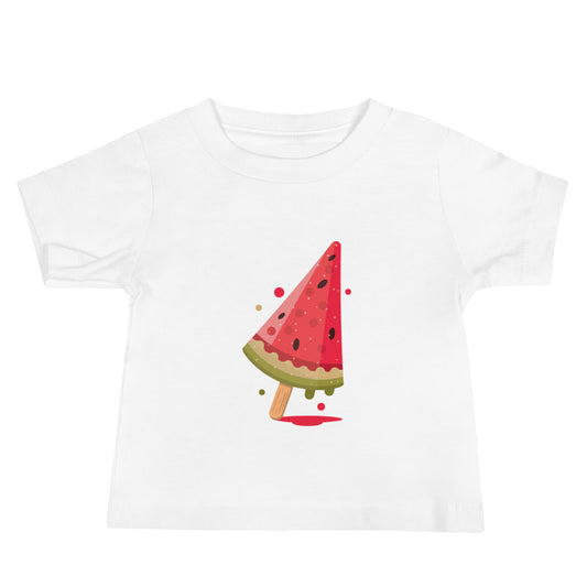 Watermelon Popsicle - Baby Jersey Short Sleeve Tee