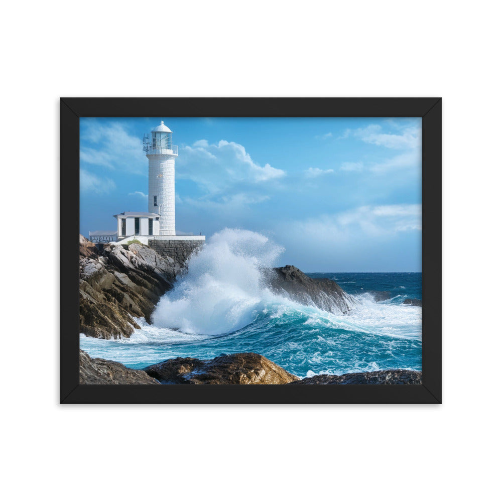 Coastal Lighthouse - Framed poster