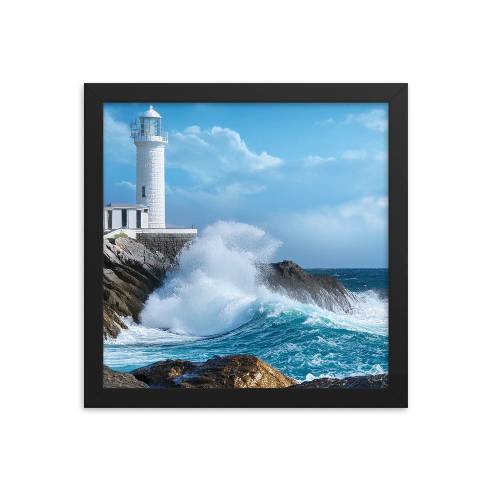 Coastal Lighthouse - Framed poster