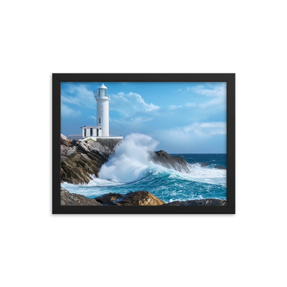 Coastal Lighthouse - Framed poster