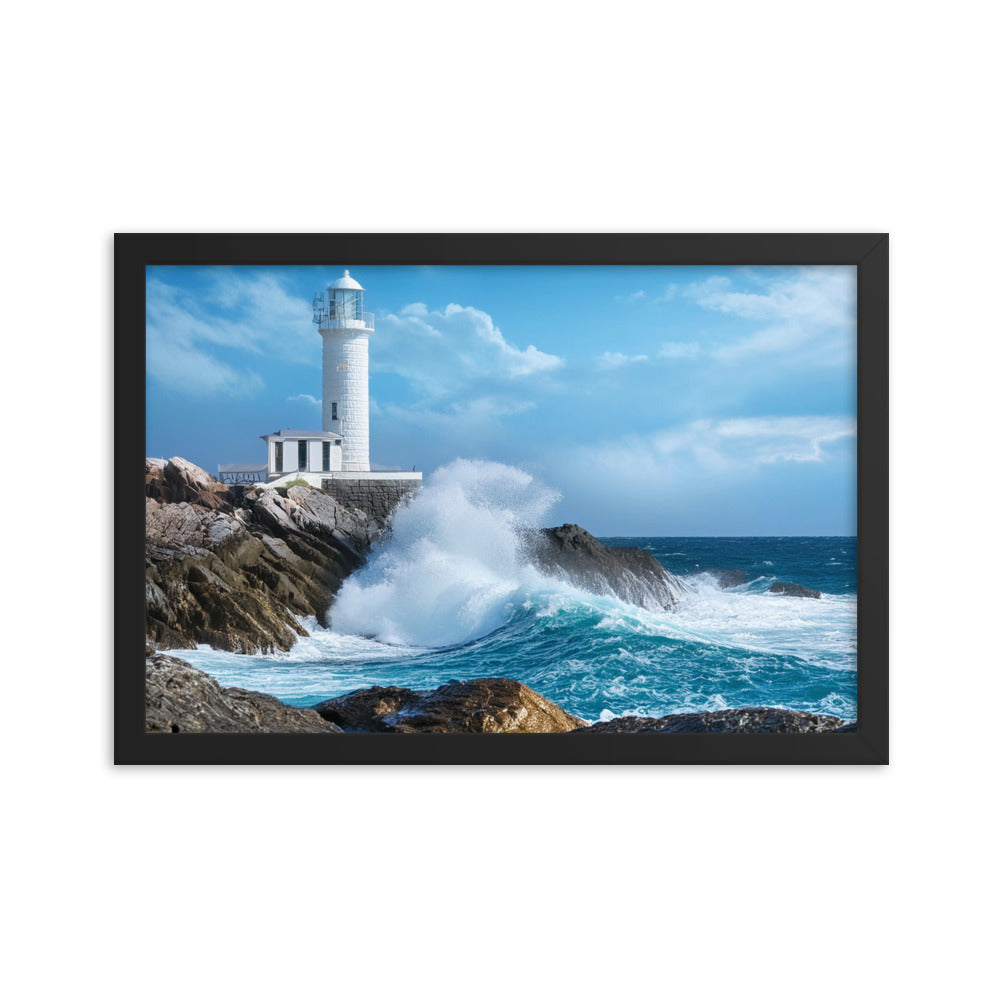 Coastal Lighthouse - Framed poster