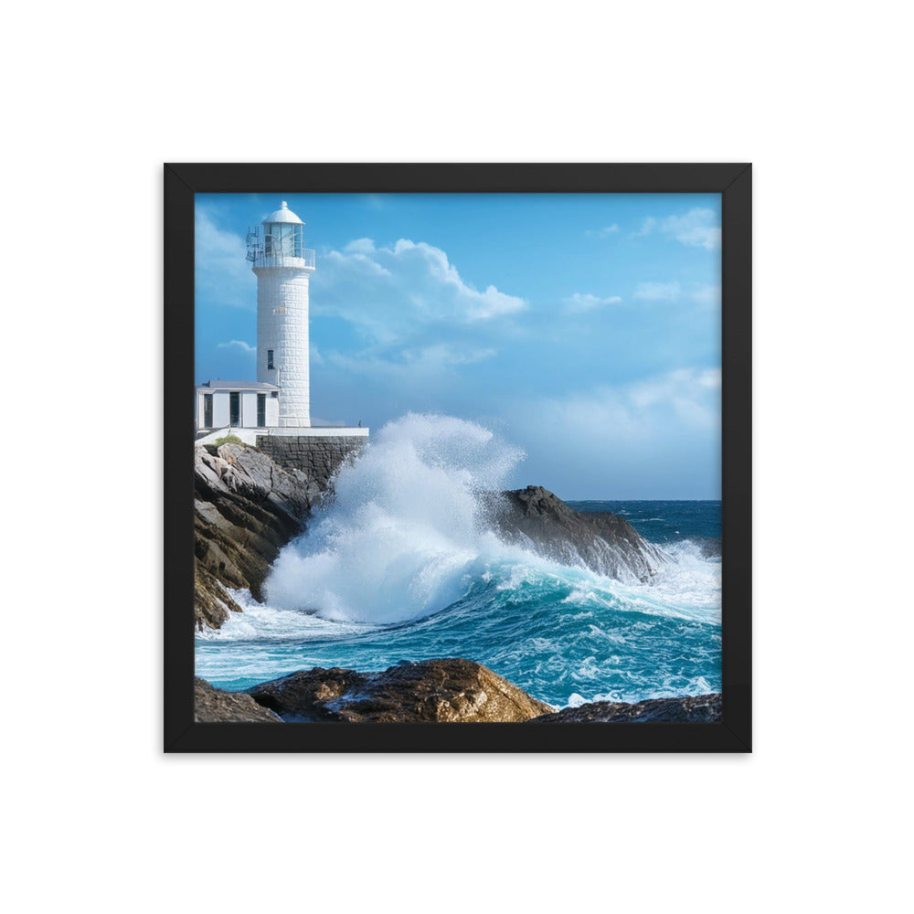 Coastal Lighthouse - Framed poster