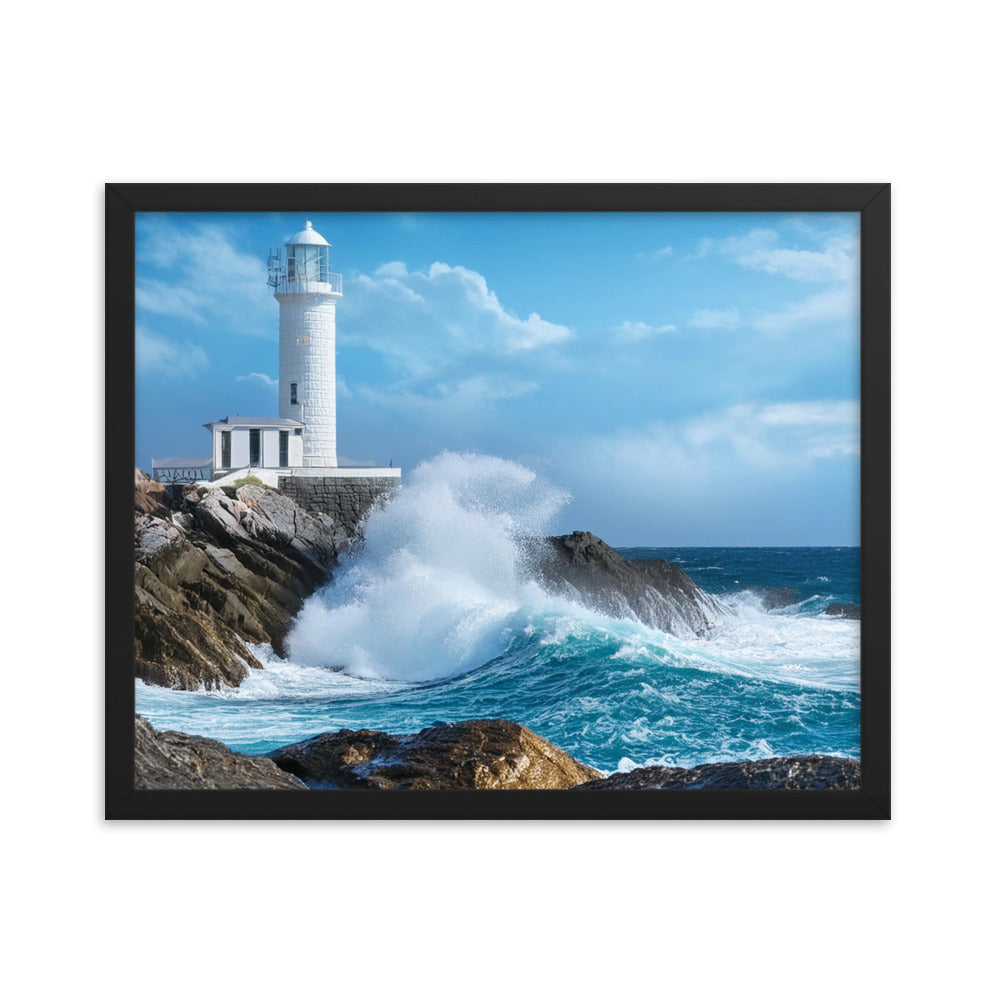 Coastal Lighthouse - Framed poster