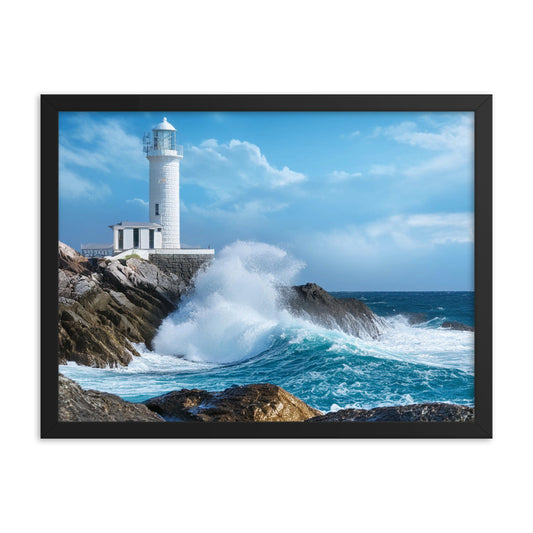 Coastal Lighthouse - Framed poster