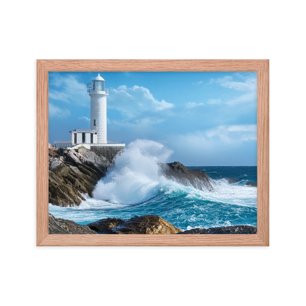 Coastal Lighthouse - Framed poster