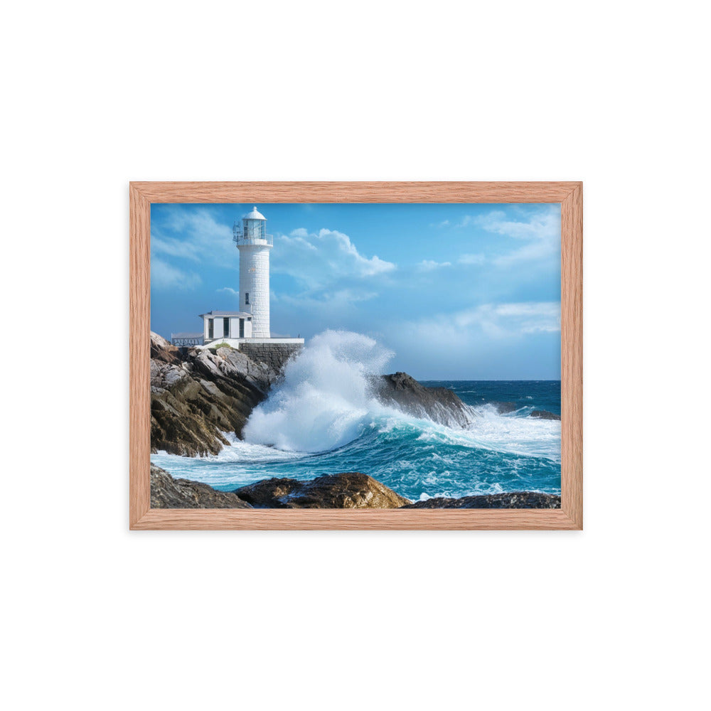 Coastal Lighthouse - Framed poster