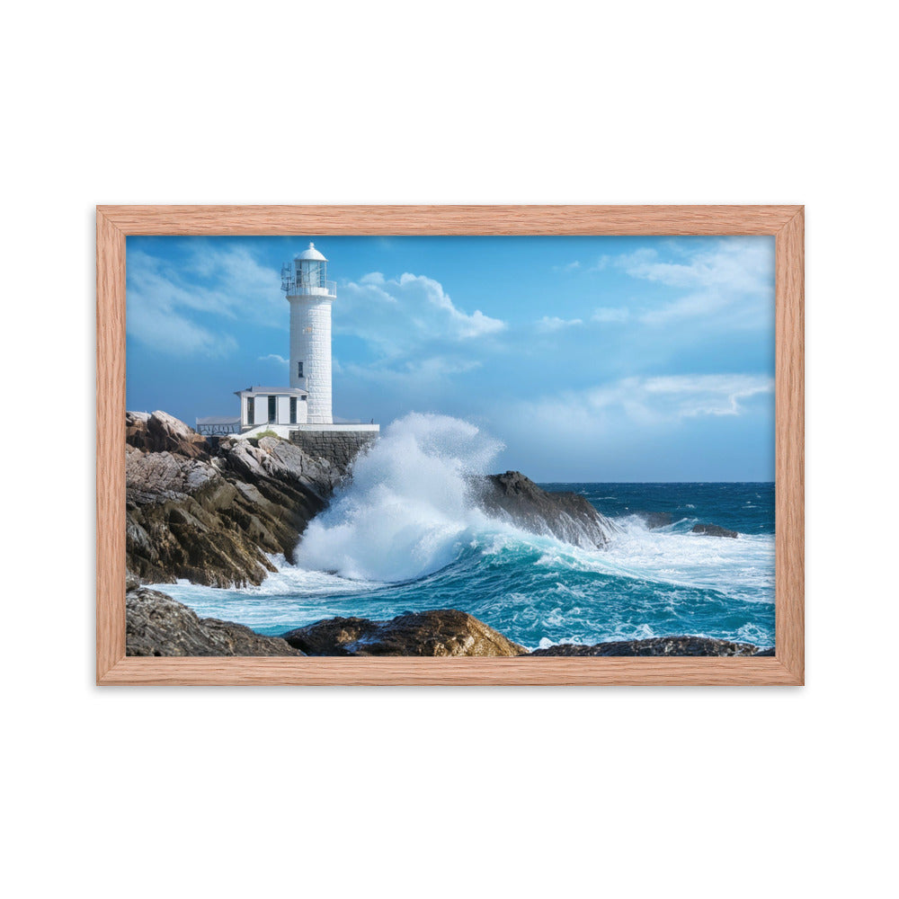 Coastal Lighthouse - Framed poster