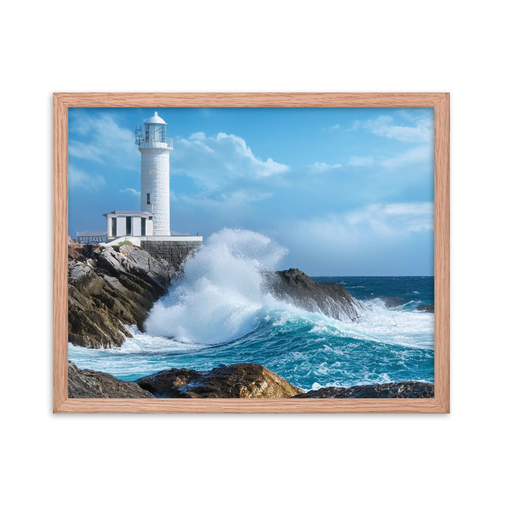 Coastal Lighthouse - Framed poster