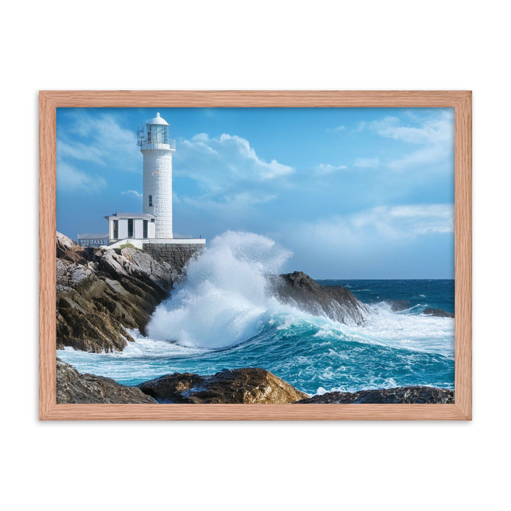 Coastal Lighthouse - Framed poster