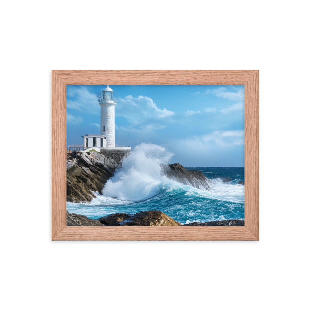 Coastal Lighthouse - Framed poster