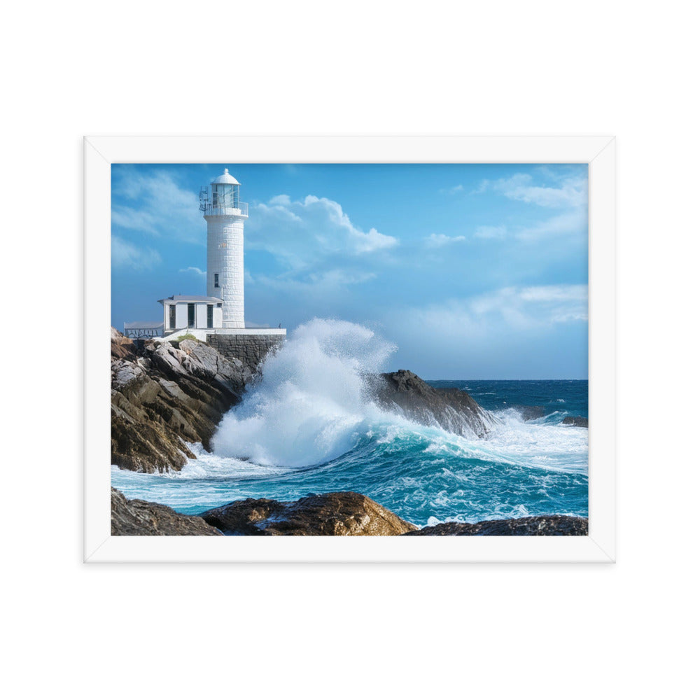 Coastal Lighthouse - Framed poster