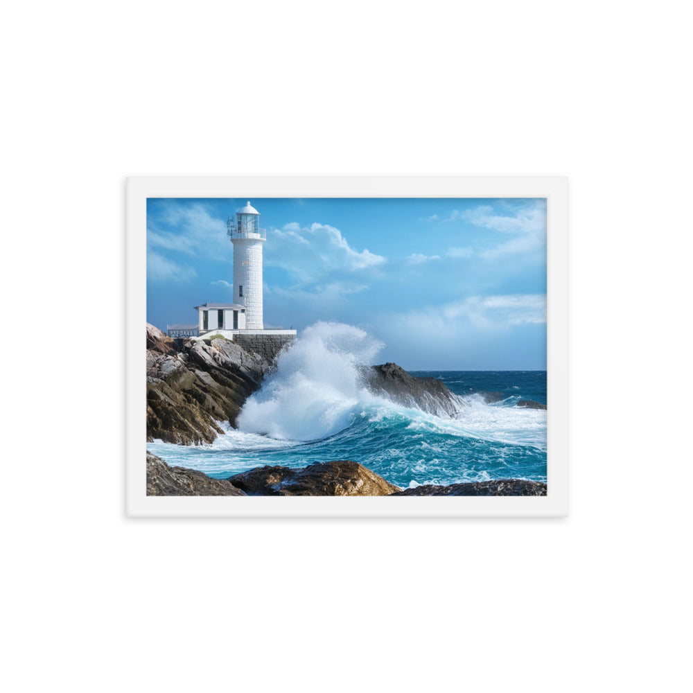 Coastal Lighthouse - Framed poster