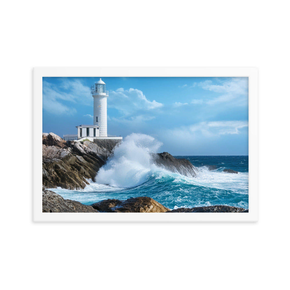 Coastal Lighthouse - Framed poster