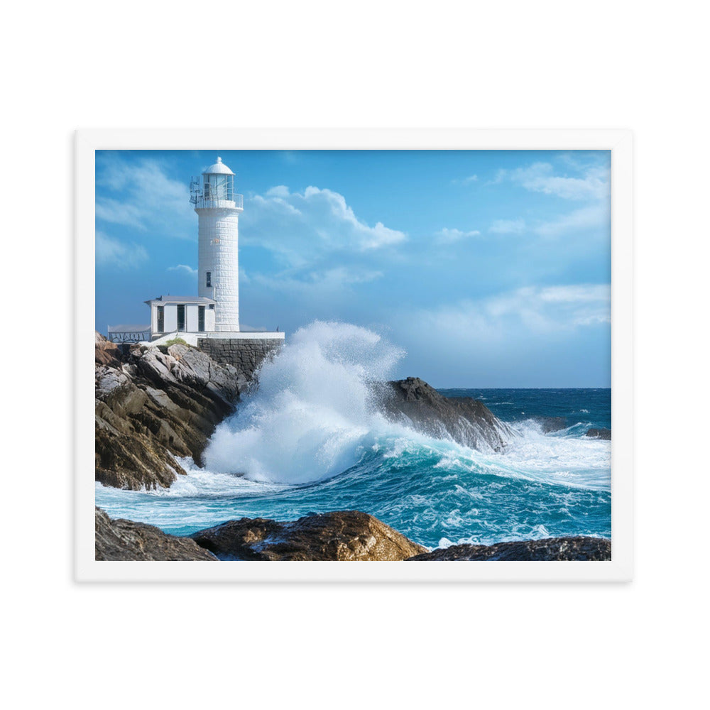 Coastal Lighthouse - Framed poster