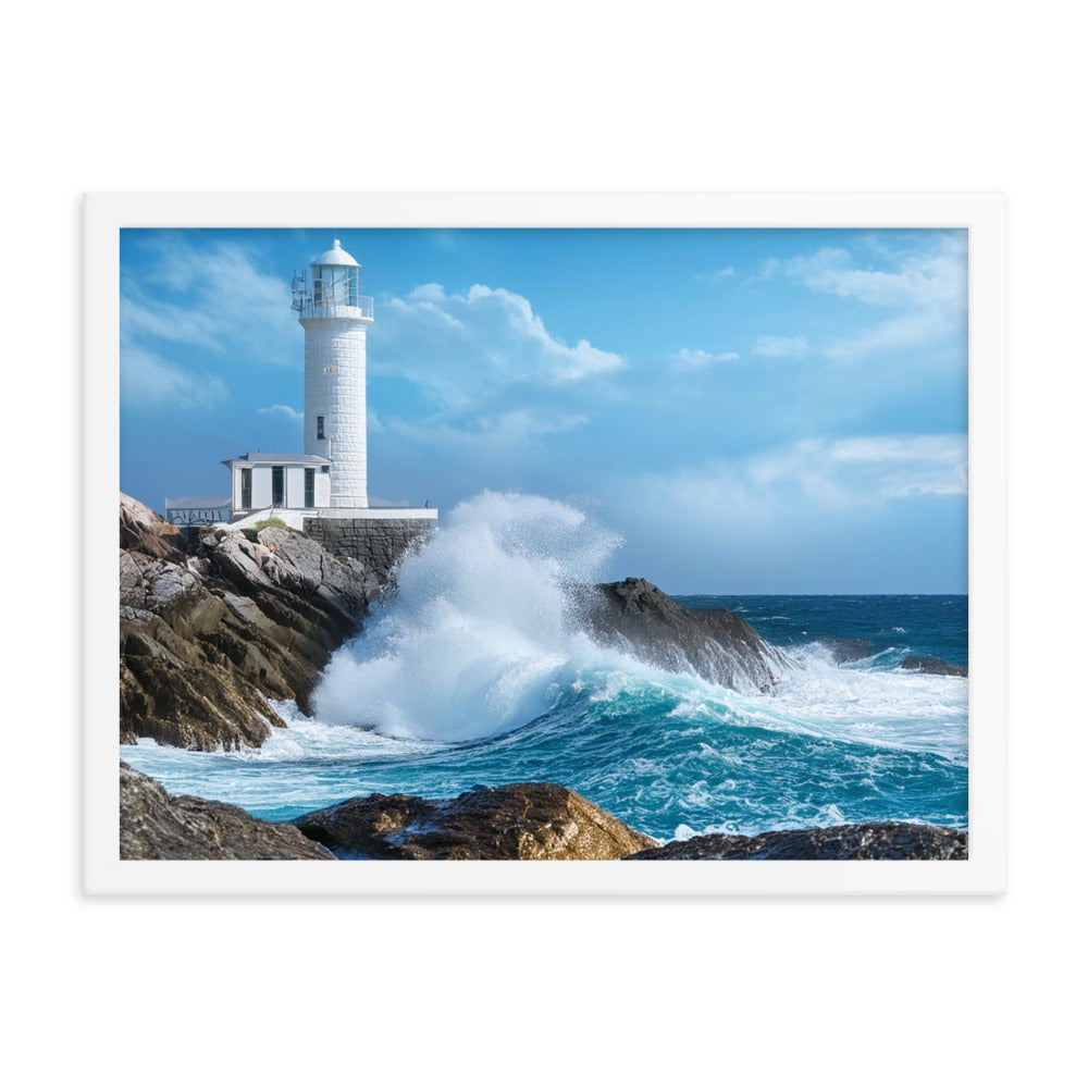 Coastal Lighthouse - Framed poster