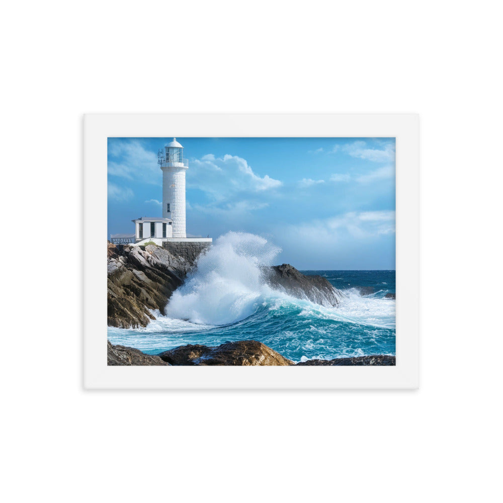 Coastal Lighthouse - Framed poster