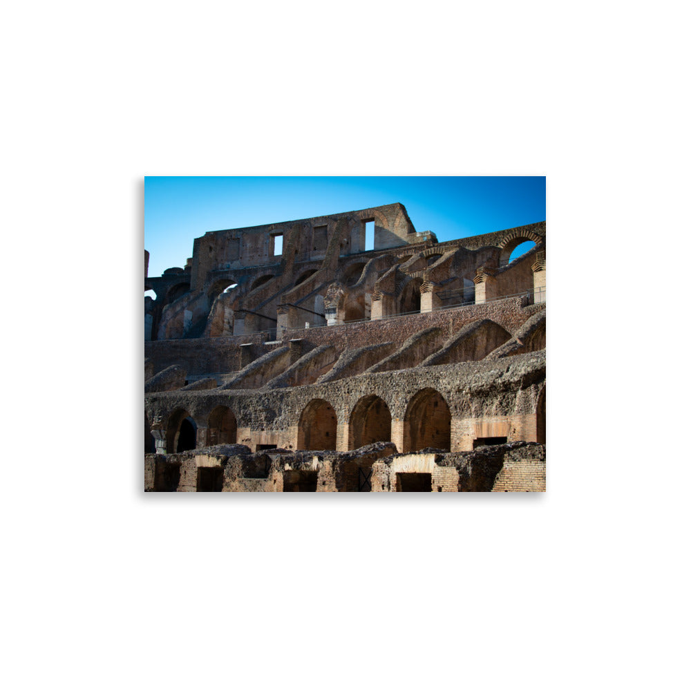 Roman Colosseum Interior - Poster