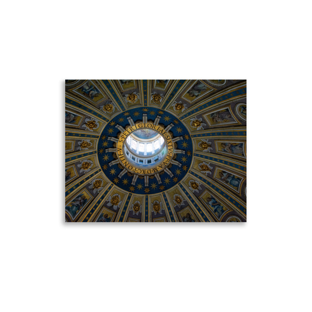 St. Peter's Basilica Interior Dome - Poster