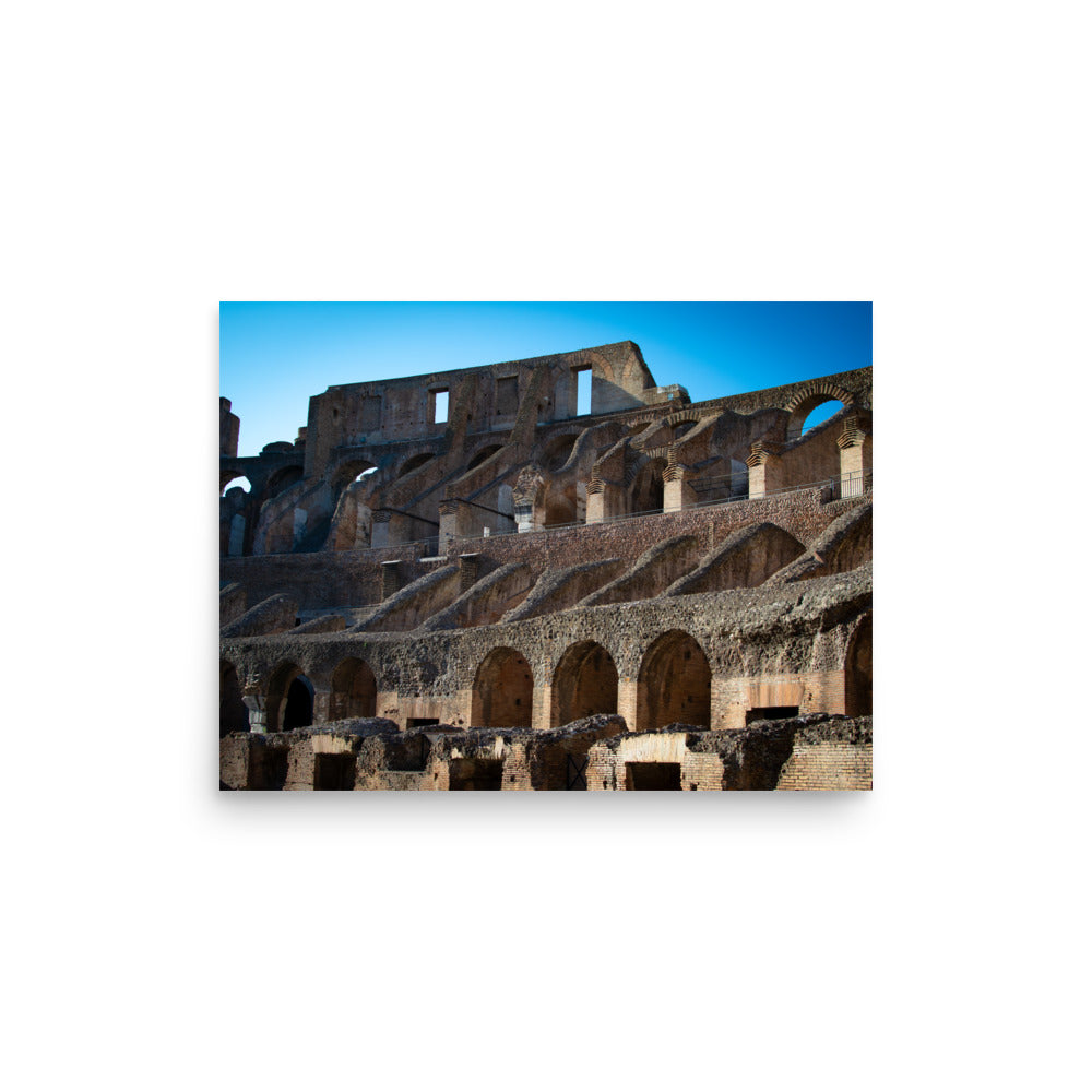 Roman Colosseum Interior - Poster