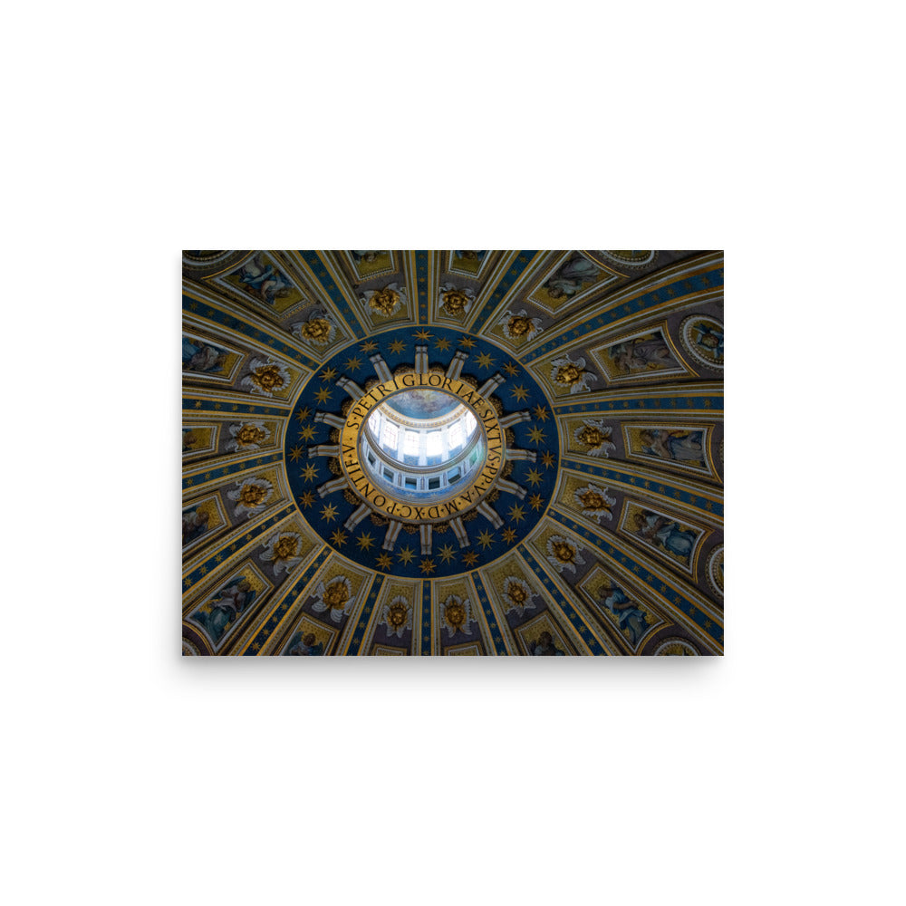 St. Peter's Basilica Interior Dome - Poster