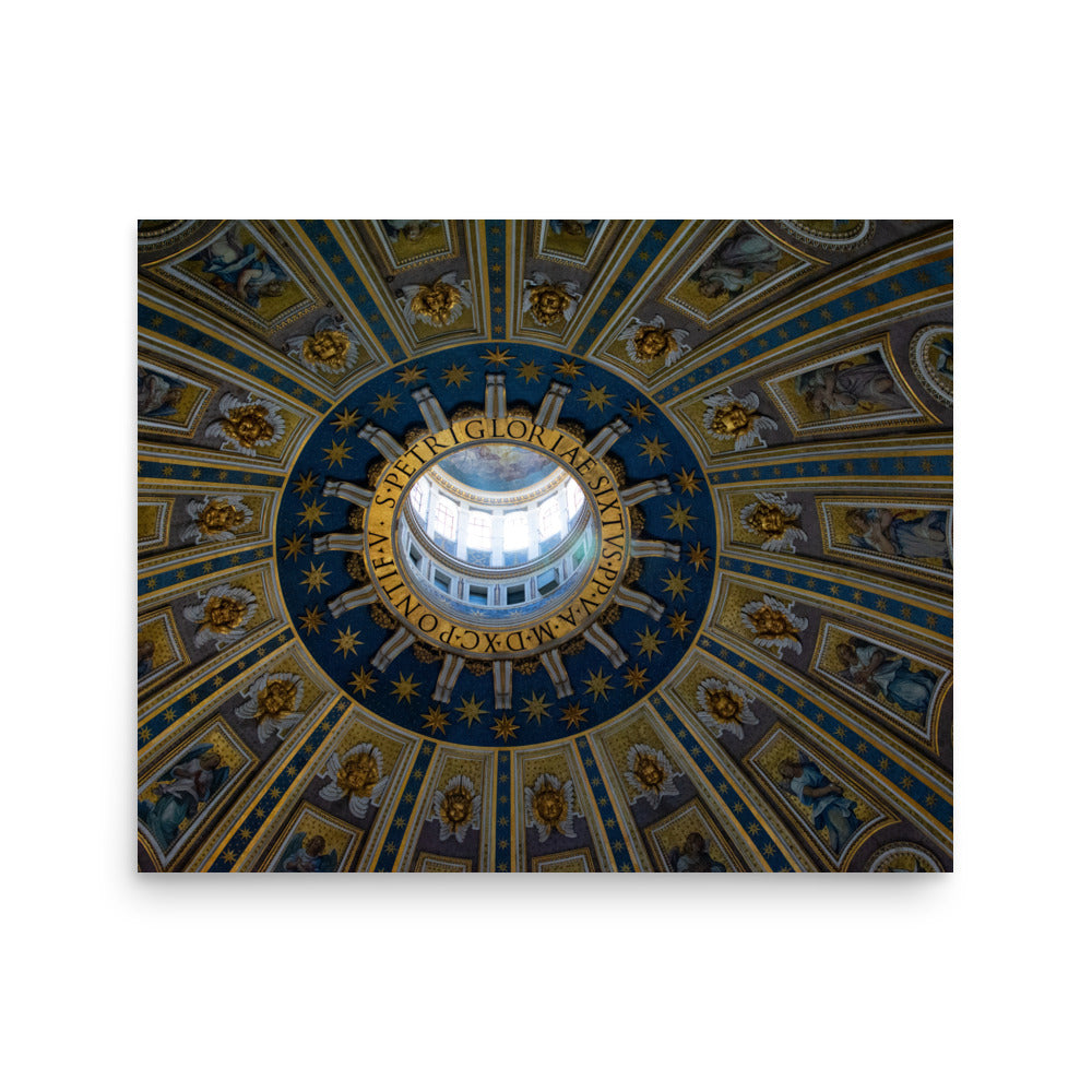 St. Peter's Basilica Interior Dome - Poster