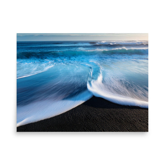 Black Sand Beach - Poster