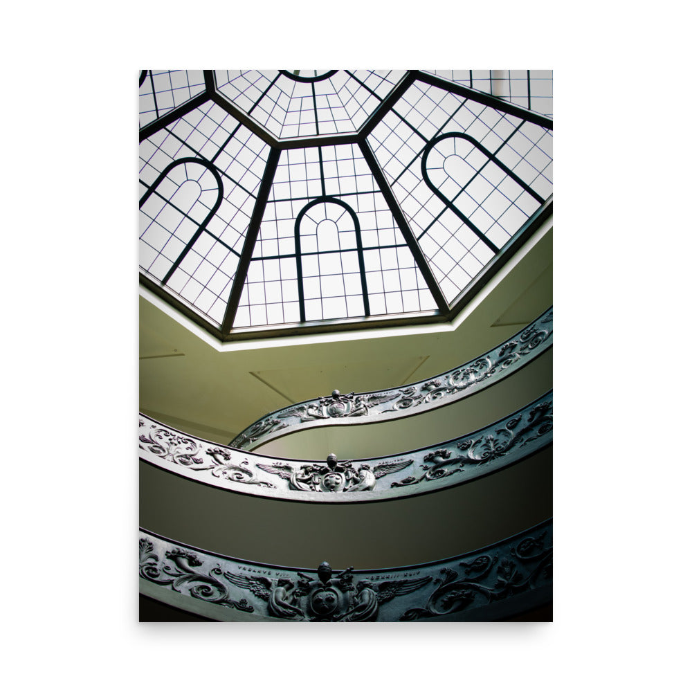 Bramante Staircase - Poster