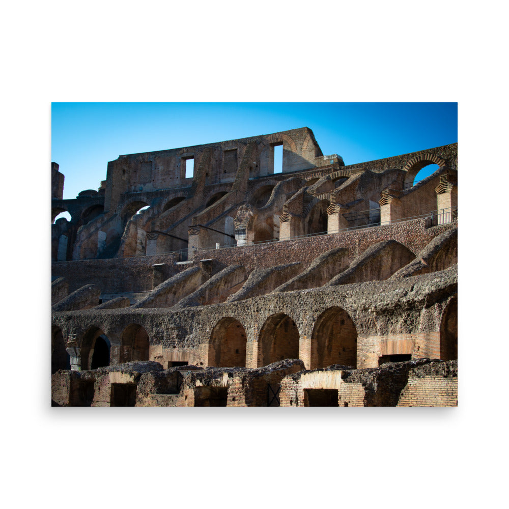 Roman Colosseum Interior - Poster