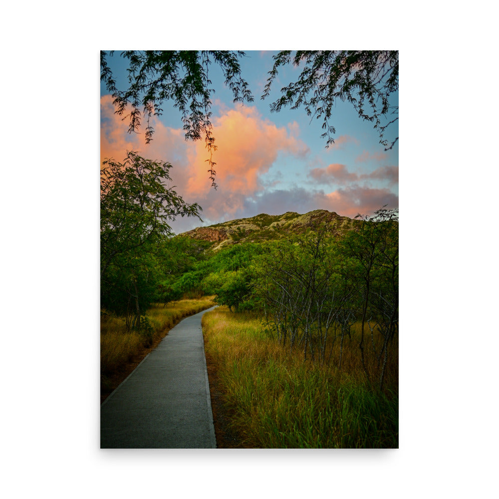 Diamond Head Trail - Poster