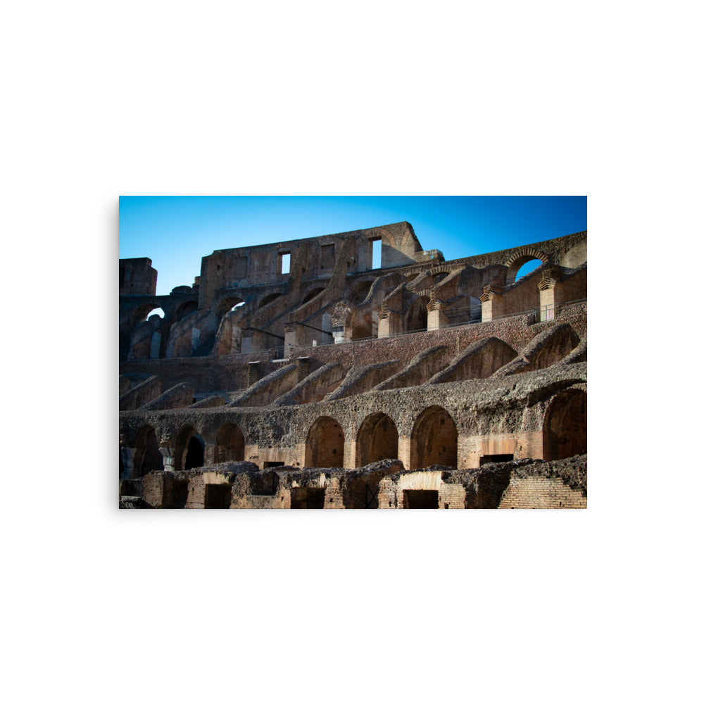 Roman Colosseum Interior - Poster