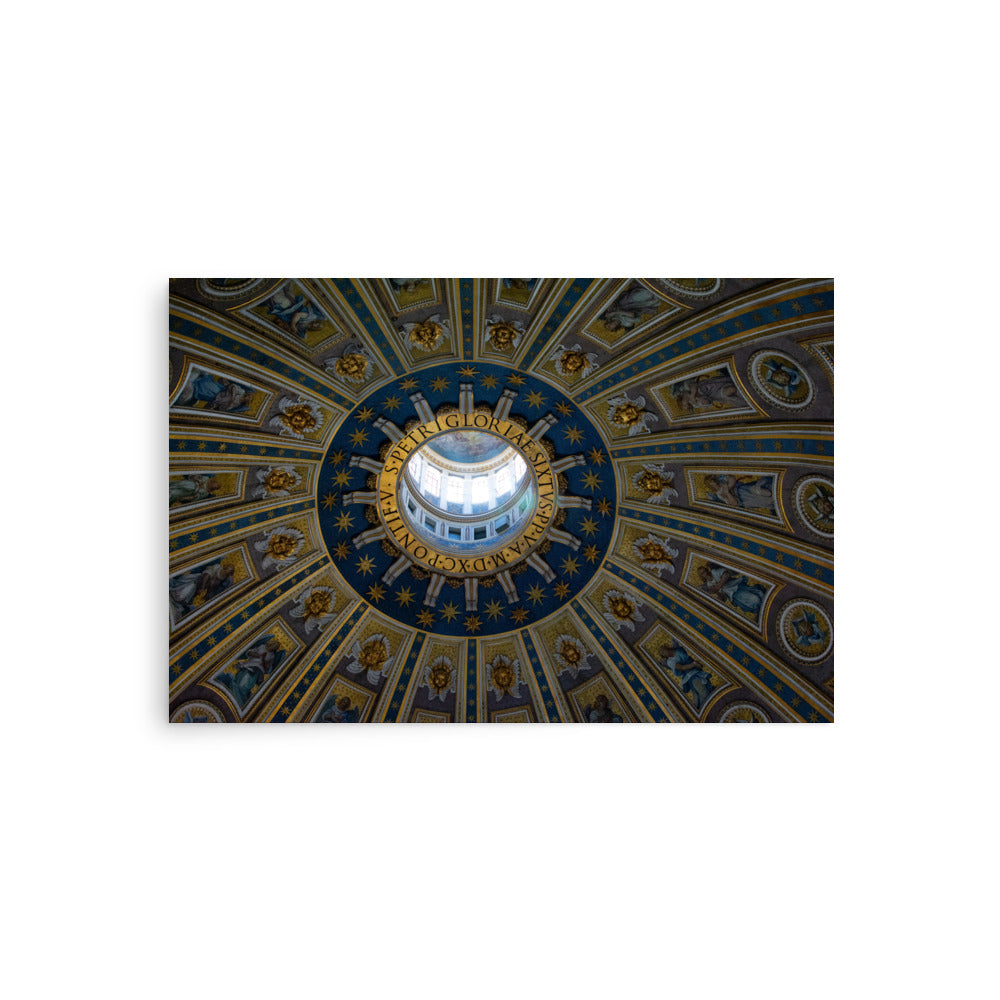 St. Peter's Basilica Interior Dome - Poster