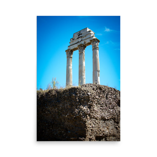 Temple of Castor and Pollux - Poster