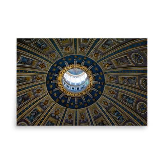 St. Peter's Basilica Interior Dome - Poster