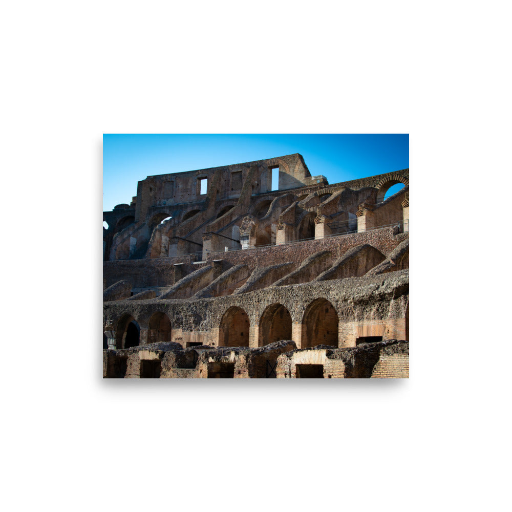 Roman Colosseum Interior - Poster