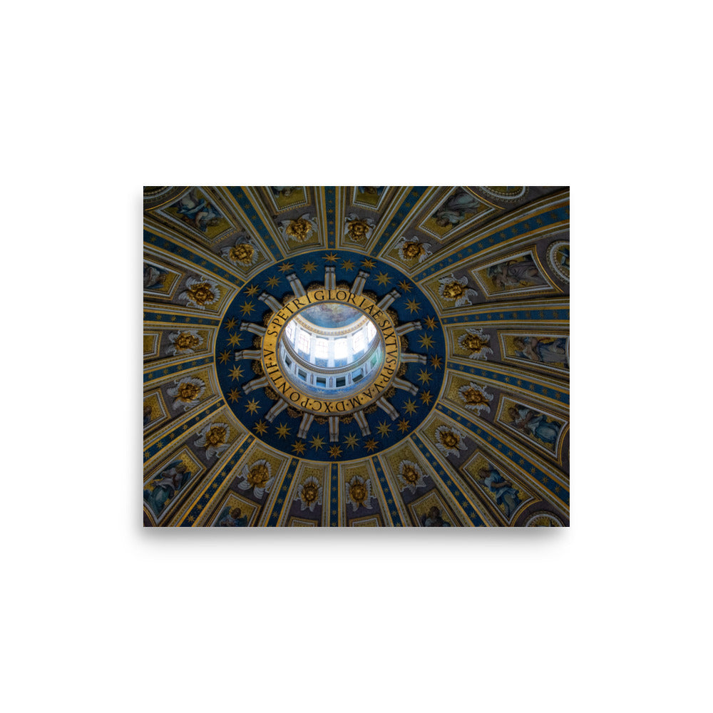 St. Peter's Basilica Interior Dome - Poster