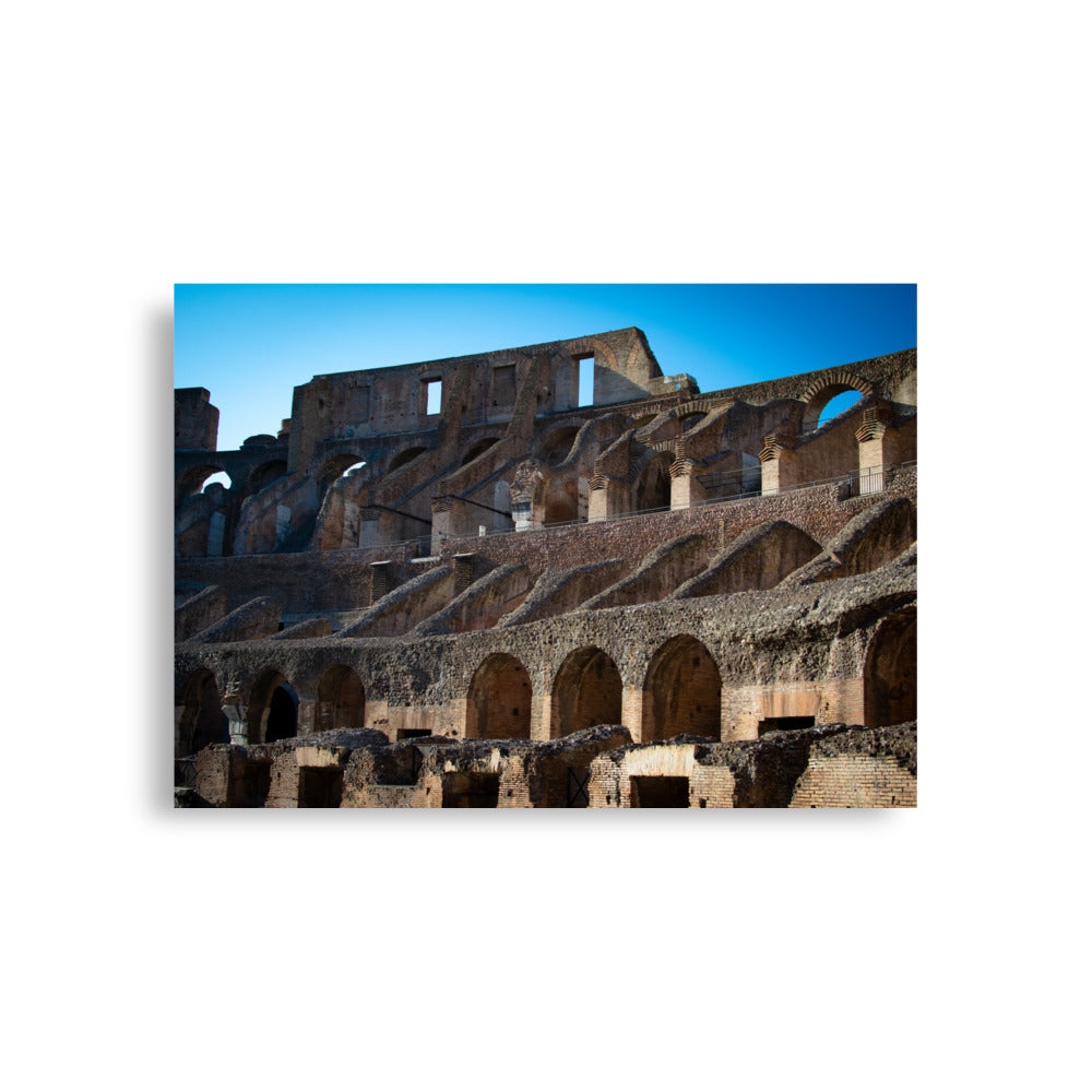 Roman Colosseum Interior - Poster