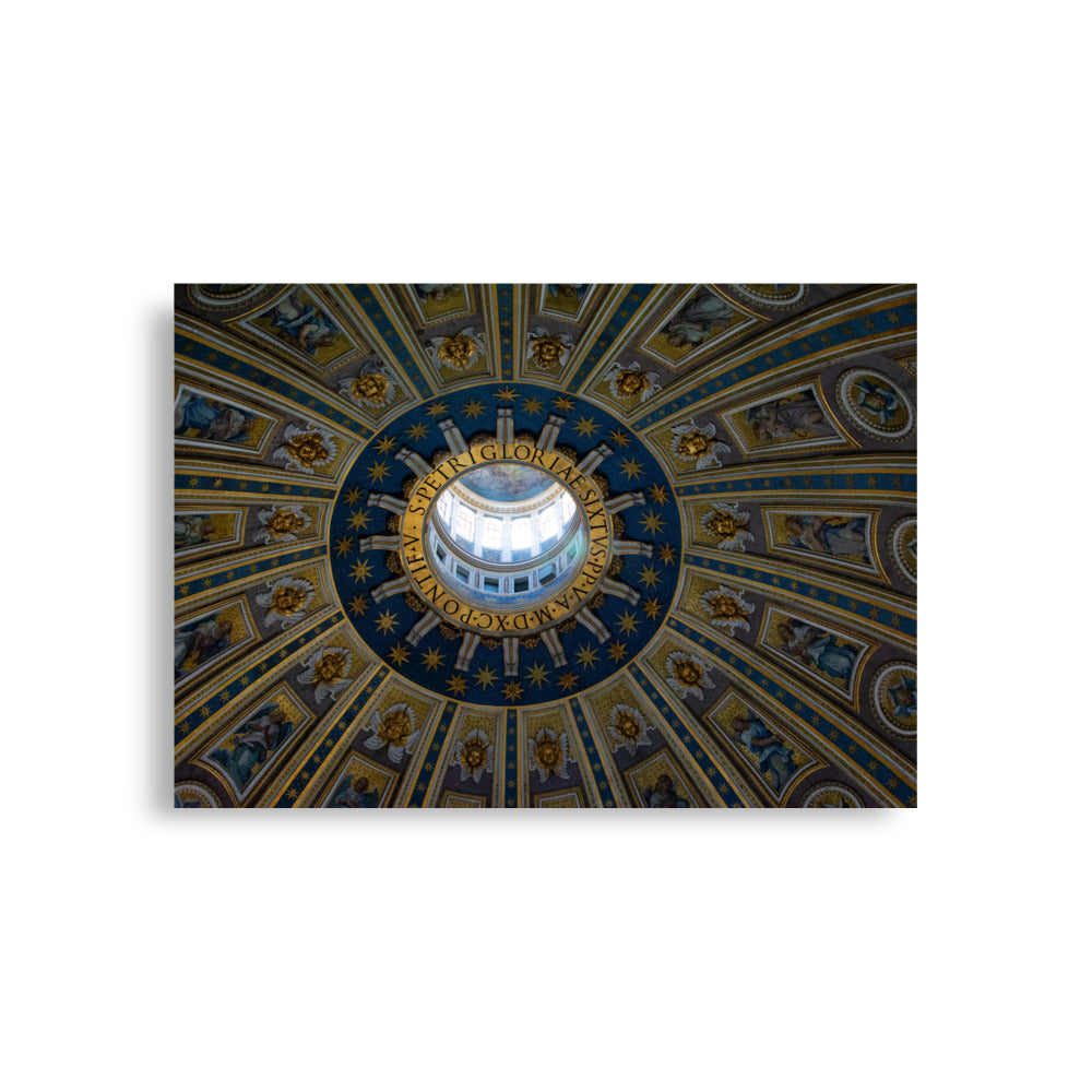 St. Peter's Basilica Interior Dome - Poster