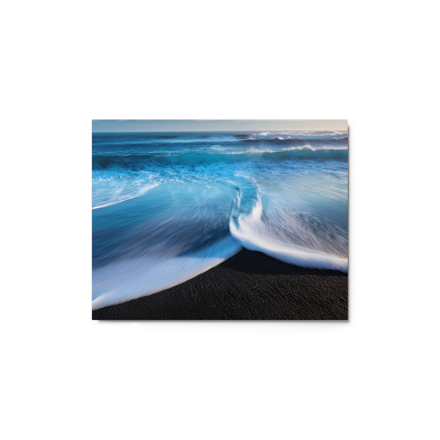 Black Sand Beach - Metal prints