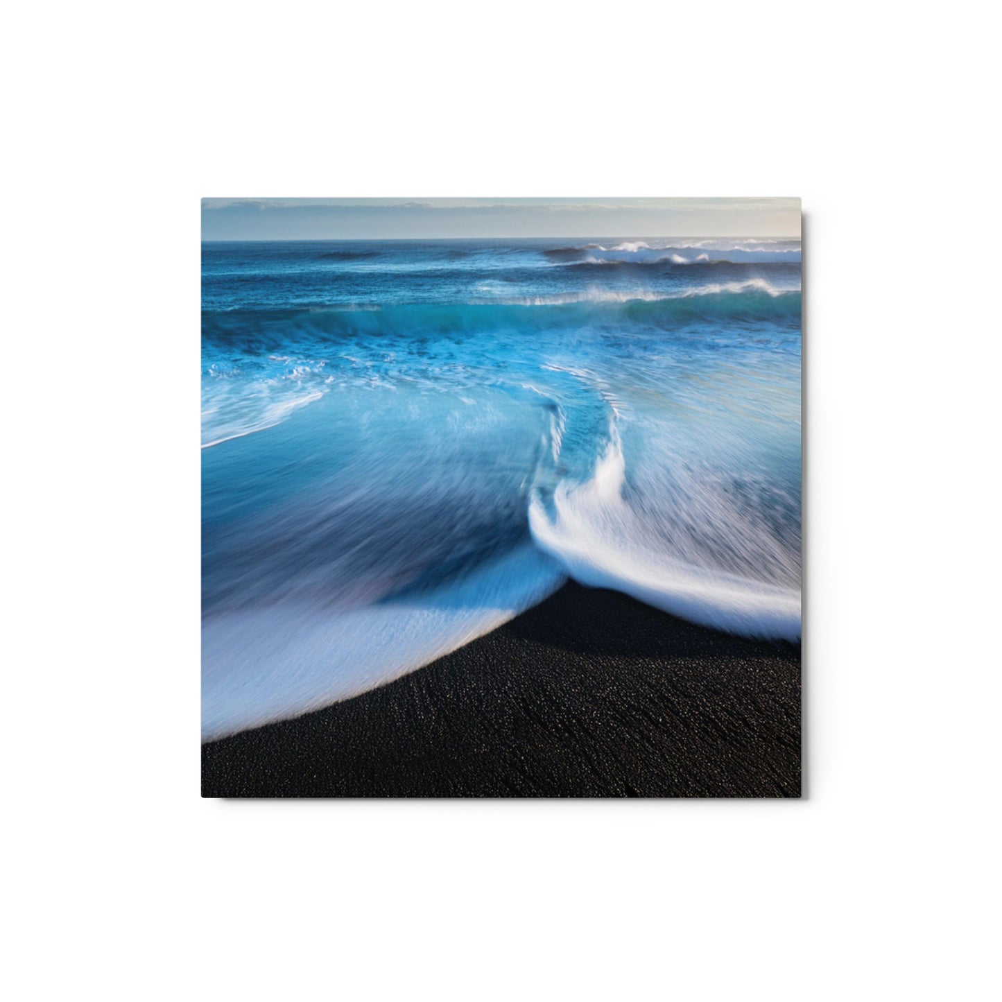 Black Sand Beach - Metal prints