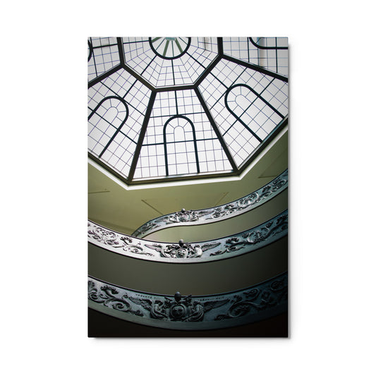 Bramante Staircase - Metal prints