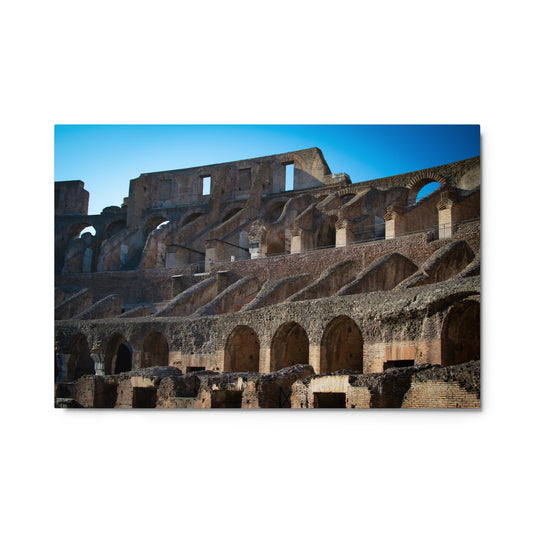 Roman Colosseum Interior - Metal prints